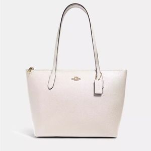 Coach large zip tote